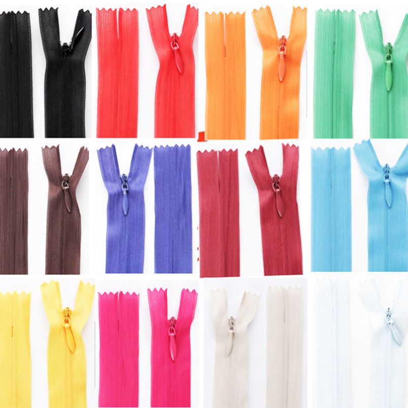 Multicolored zippers wholesale