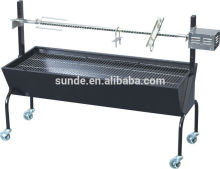 rolley charcoal bbq grill /lamb pig roaster