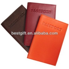 High quality leather airline travel ticket passport holder