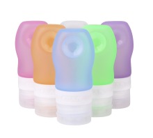 High quality Silicon travel bottle squeezable for shampoo