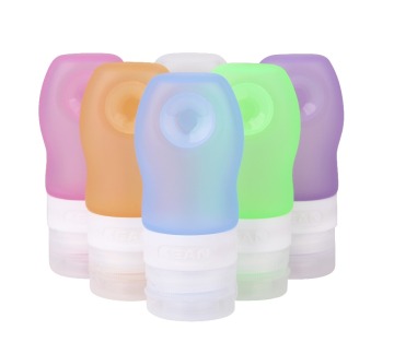 High quality Silicon travel bottle squeezable for shampoo