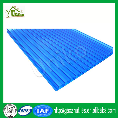 best price uv protected double wall plastic sheet polycarbonate honeycomb sheet