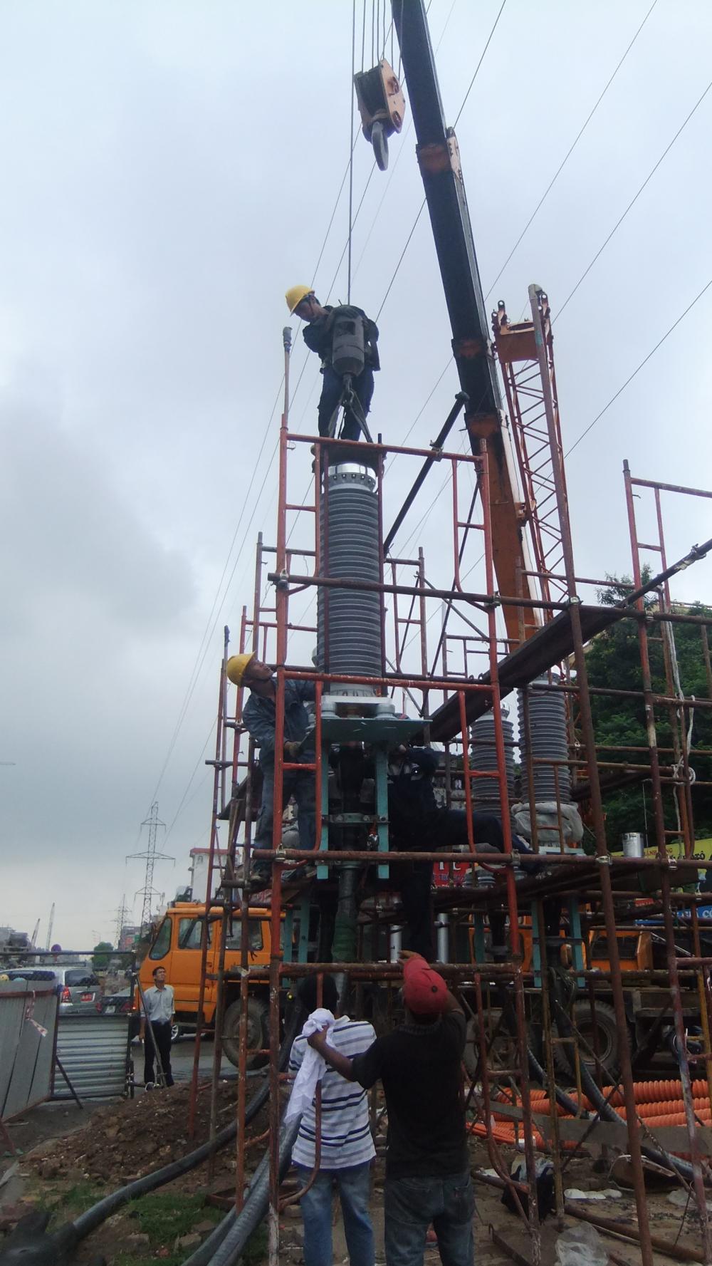 123KV CABLE AND ACCESSORIES INSTALLATION JOBSITE