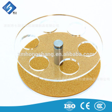 Acrylic transparent elegant table top wine rack