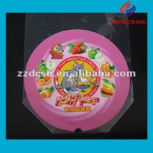 plastic pvc lollipop shrink label