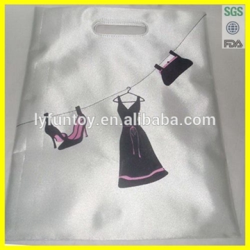 Satin fabric bag foldable Satin shopping bag