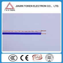 standard guage clear speaker cable wire