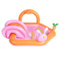 Piscina inflable para el tema del conejo personalizado Piscina inflable para niños Piscina para niños