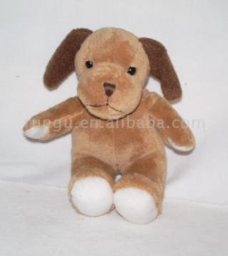 plush sitting dog