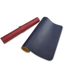 Portable Large Non-Slip Leather Mouse Pad for Easy Cleaning and Office Use