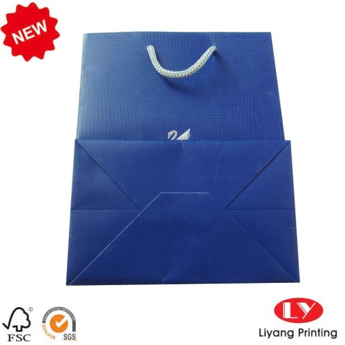 Embossing Jewelry Paper Bag with PP Rope