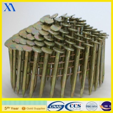 collator coil nails/coil roofing nails/plastic collated coil nails