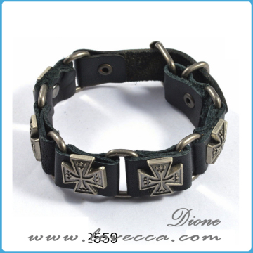 Guangzhou factory bracelet making supplies handmade leather bracelet designs