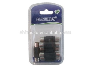 Mini electronic stereo audio connector