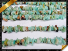 Amazonite Chip Beads, Chip Strand Stone Beads, Chips Jewelry Amazonite (GB048)
