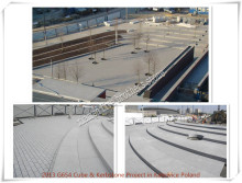 Padang Dark G654 Grey Granite Cube Kerbstone