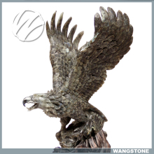 Large Outdoor Vintage Eagle Stone Statue