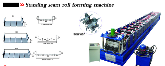 Standing Seam Metal Roll Forming Machine