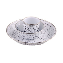 Carbon Steel Bowl with Silver Rim