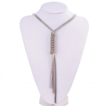 Wholesale Hollow Necklaces Set Zinc Alloy Silver And Gold Noble Tassel For Women Gifts