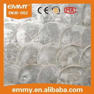 carved background white/gold shell mosaic shell paper tile decorative