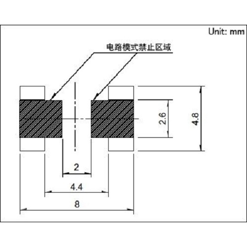 Square Manipis na Surface Mount Switch