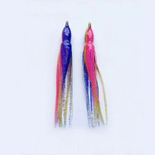Multi Color Saltwater Soft Fishing Lures: Octopus & Squid Skirts