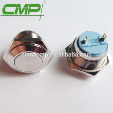 16mm IP65 Brass Button Switch