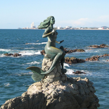 famous bronze sculpture artists metal craft bronze mermaid statue