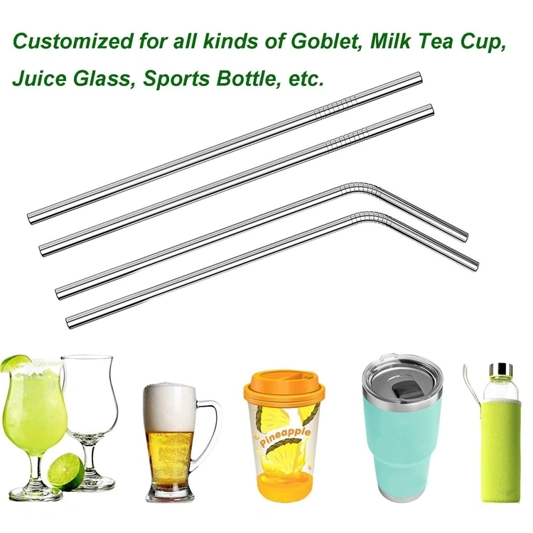 New Design Gift Box OEM Stainless Steel Straws