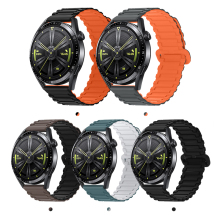 XY Band Magnetic Strap 20mm/22mm Silicone Smart Watch Bands for Huawei Watch GT Fit 2/2e/3 Pro