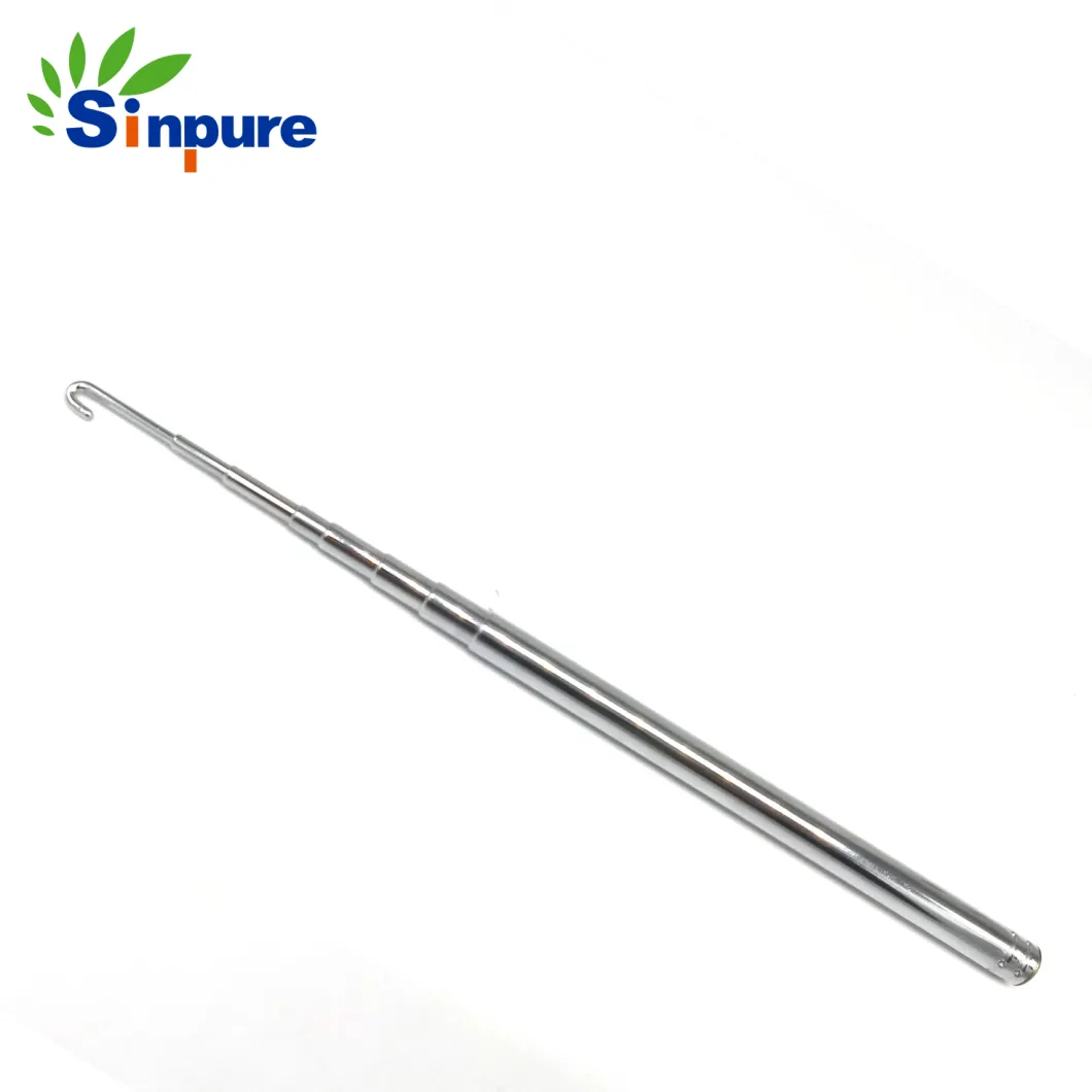 Sinpure Customized Light-Duty Telescopic Pole with Hook End