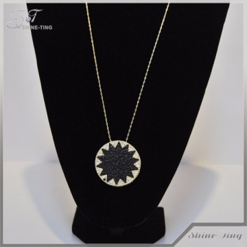 China alibaba chain jewelry gold sun pendant necklace