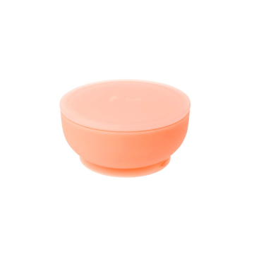 BPA Gratis 100% Silicone Suction Bowl dengan tutup