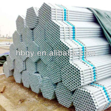 round galvanized erw steel pipes