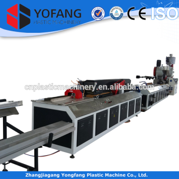 zhangjiagang yofang plastic specially shape profile extrusion line/machines