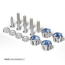 Car Anti-Theft License Plate Screws - Diamond Security Fasteners