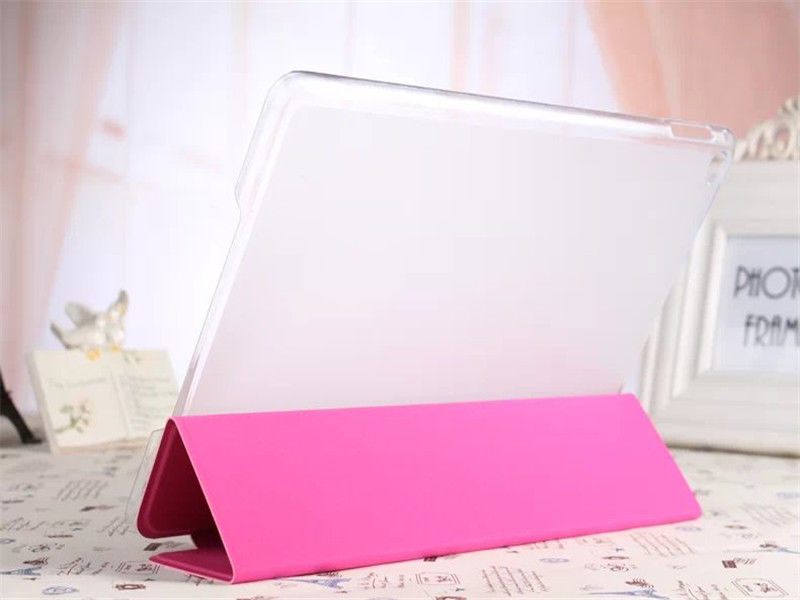 Colorful Clear Stand Leather Case for Apple iPad Air2