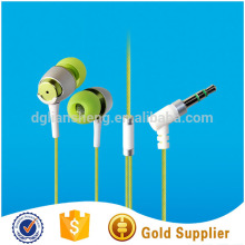 Stereo stylish metallic deep bass earbuds for mp3 player
