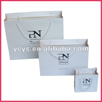 Customized garment packaging paper bag