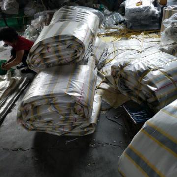 Customized Stripe PE Tarpaulin for Building