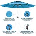 Outerlead Outdoor 10ft geventileerde 3-tier patio parasol