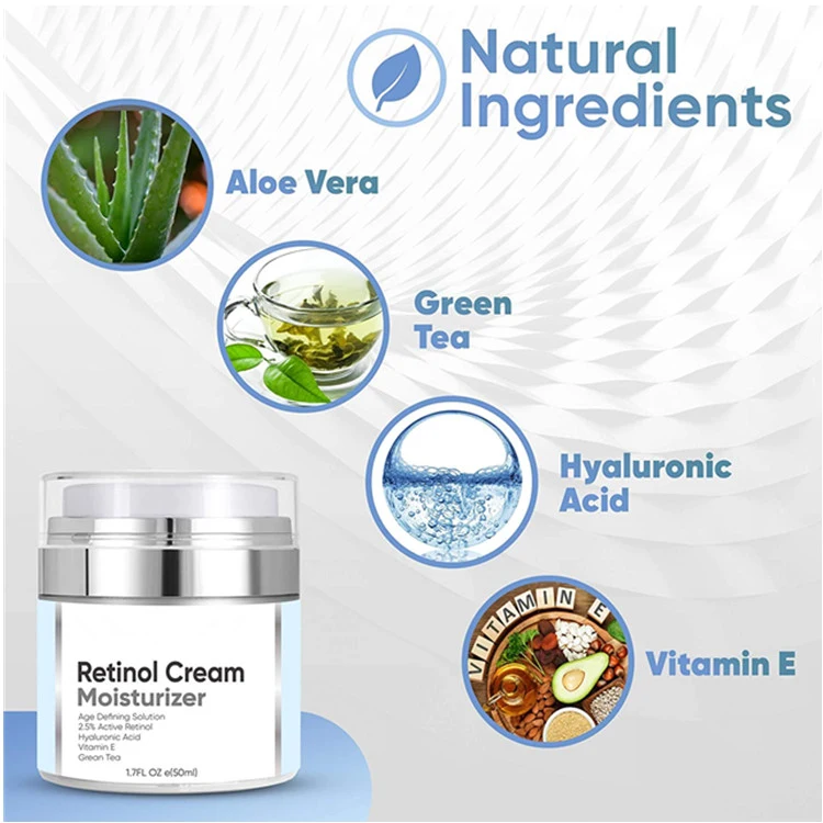 Factory Custom Organic Face Moisturizer Retinol Cream