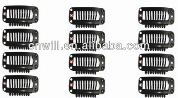 beige hair extension clips blonde hair extension snap clips 2.8cm 3.2cm 3.8cm