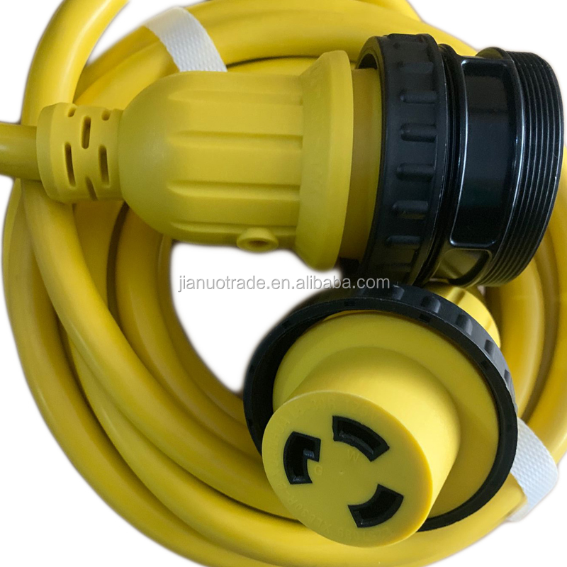 30A Marine Shore Power Cord set with Indicator Light