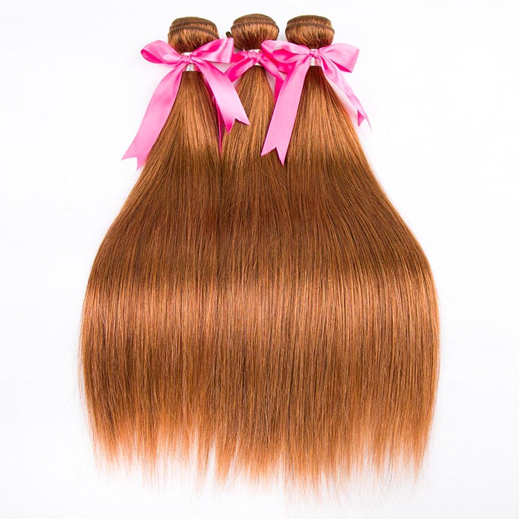 Aisi Hair Large Stocks Wholesale Price Long Straight  100% Brazilian Human Hair Weave Extension