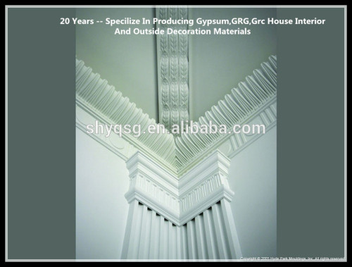 High Quality Strong Gypsum Moulding Cornice Plaster Frame Border Panel