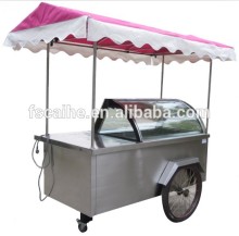 High quality Gelato vending trolley/Gelato case