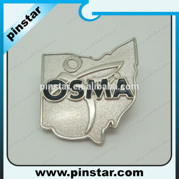 Wholesale 2014 New Custom Metal OSM Lapel Pin Custom Lapel Pins no Minimum