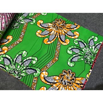 Vải in sáp cho hàng may mặc Polyester